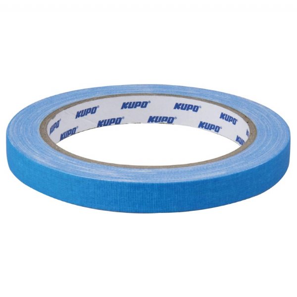 KUPO Cloth Spike Tape 15 Yard (L) X 12mm (W) (Blue)